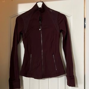Lululemon jacket. Maroon. Size 4